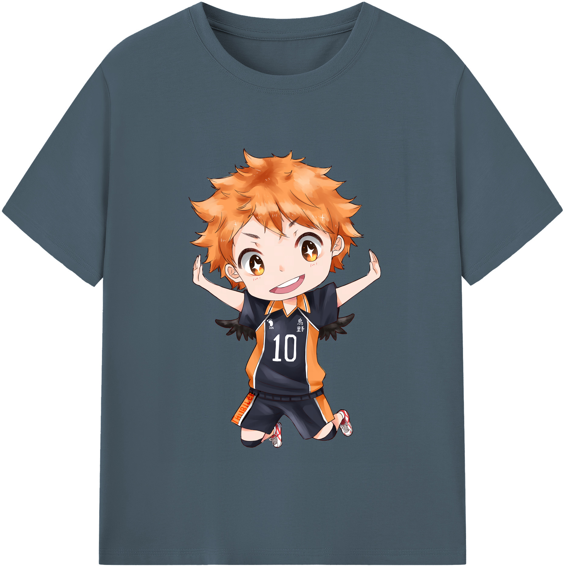（画像用） ハイキュー!! Haikyu!! 綿100％半袖Tシャツ（フロントプリント）